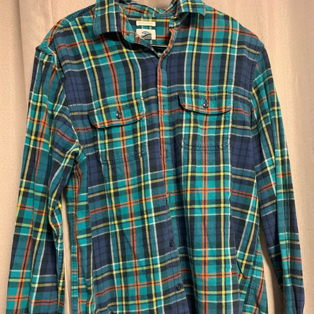Plaid button down